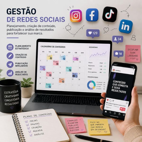 Gerenciamento das Redes Sociais - PLANO 2